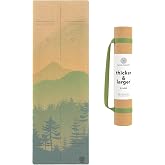 Satori Concept Cork Yoga Mat with Natural Rubber Base, Extra Size, Thickness and Support, Excellent Cushion &amp; Grip, Non-Slip, Non-Toxic, Sweat-Resistant, Sustainable, Eco-friendly Exercise Mat