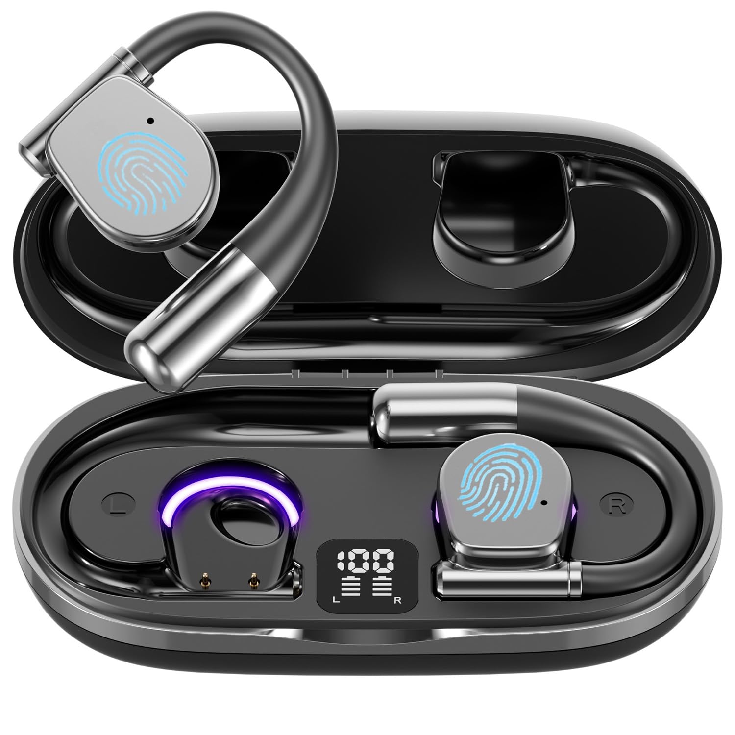 Photo 1 of AI Translation Earbuds Real Time 144 Languages, 3-in-1 Open Ear Wireless Bluetooth Translator Earbuds, Audifonos Traductores Inglés Español, with APP Translating Device