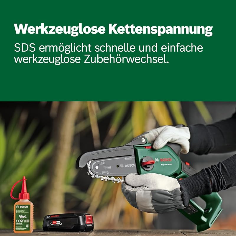 kompakte Mini Kettensäge EasyChain 18V-15-7