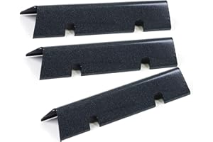 FIRXZYMZ 7635 Flavorizer Bars for Weber Spirit II & I E210 S210 E215 E220 S220 with Front Control Knobs, 15.3" Heat Plate for Weber GS4 Grill Parts 67045 69796,Porcelain-enameled