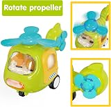 Yerloa Kids Airplane Toy Helicopter Music Lights Toddler Birthday Gift 1-4 Year view 5