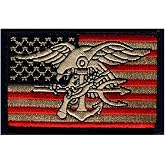 Seals American Flag Marinees Military Seal Team Naval Team Hook Patch (MTU15)