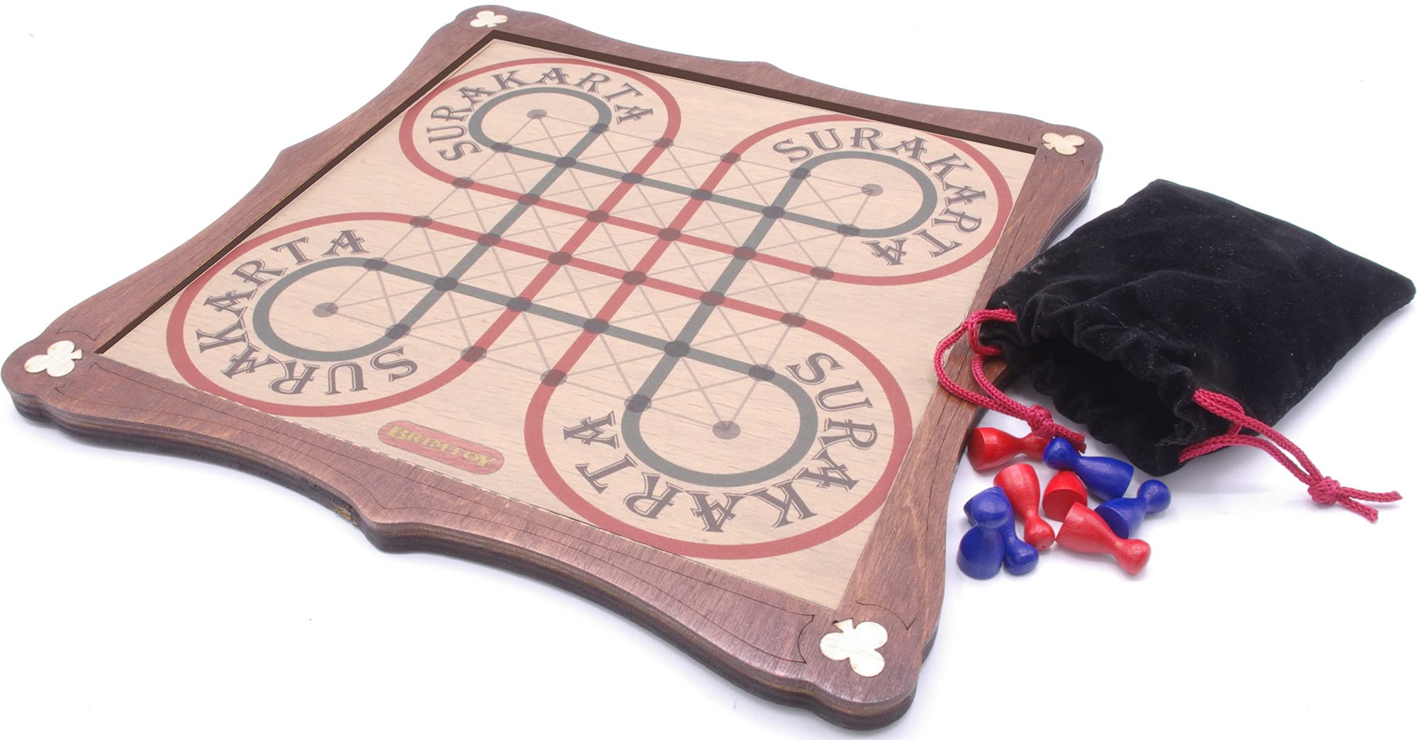 Brimtoy Surakarta Traditional Wooden Board Game for 2 Players