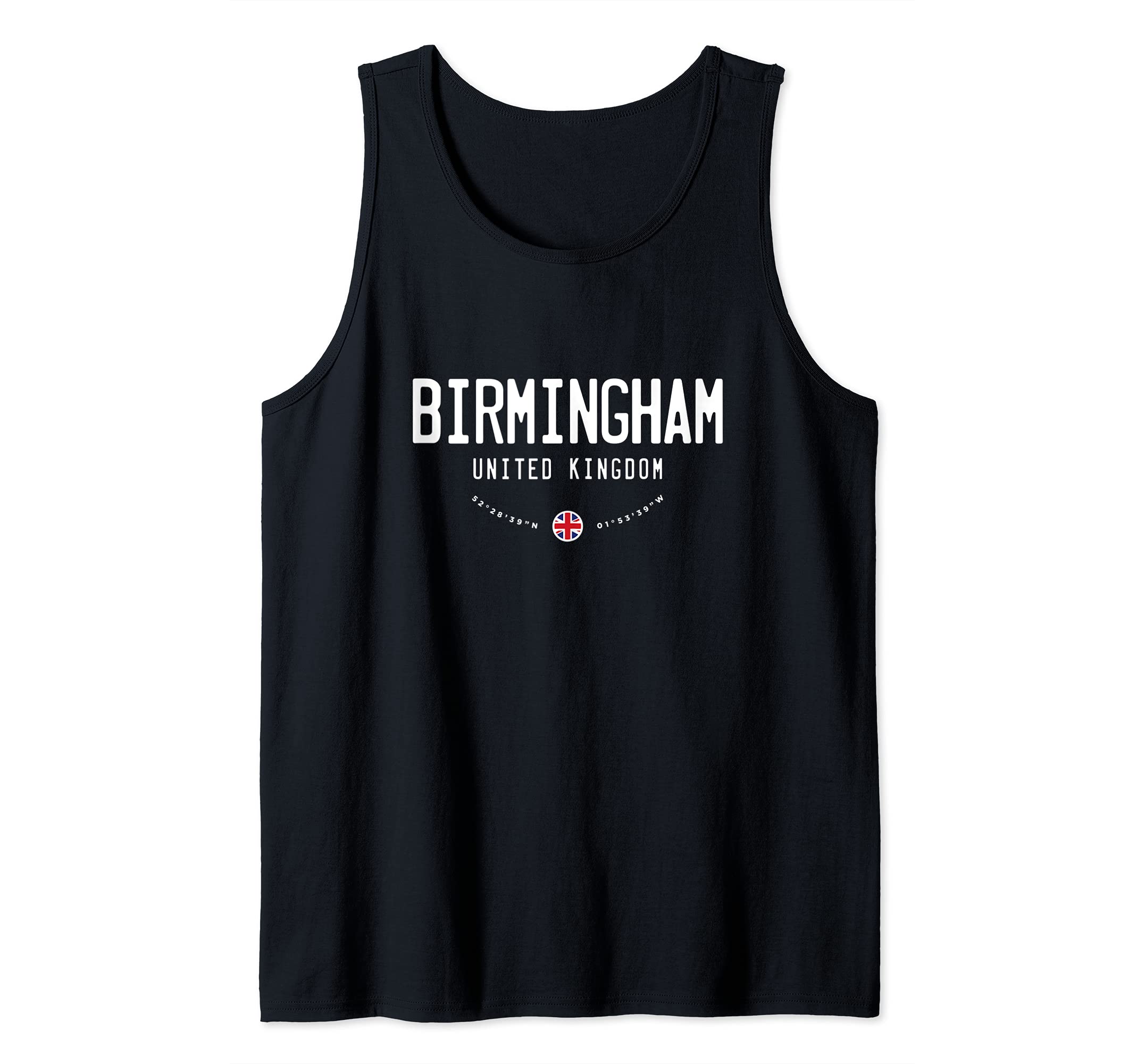 Birmingham United Kingdom UK Flag Tank Top