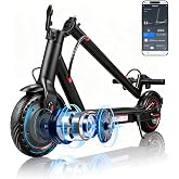 Zippglode Electric Scooter for Adults &amp; Teens, 350W brushless Motor | 19 MPH &amp; 3 speed modes, 14-19 mile range, 265 lbs capacity, UL2272 certified, foldable, smart app
