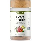 Snap Supplements Heart Health Support Supplement with Beets, 90 Capsules | Botanical Support for Heart Health, Healthy Circulation, and Nitric Oxide Levels, Vegan, Non-GMO (Packaging May Vary)