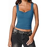 Avidlove Tank Top for Women Going Out Square Neck Double Lined Y2K Cami Summer Trendy Crop Cute Camisole Tops