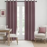 MRTREES Blackout Curtains 66x90 Inch 2 Panels Blush Pink Eyelet Thermal view 8