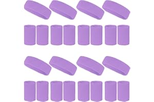 U-MOJOK 24 Pcs Neon Sweatbands Set Include 8 Pcs Sports Headband and 16 Pcs Cotton Wristbands 80s Neon Sweat Bands Bulk for Gym, Tennis, Basketball, Running, Exercise