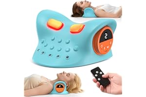 altoance Neck Massager 2025 360° Remote Control Neck Massager Pillow with Multi-Directional Stretch, 3 Heat & 3 Vibration Modes for Relaxation,Ergonomic Support at Home,Office,Travel