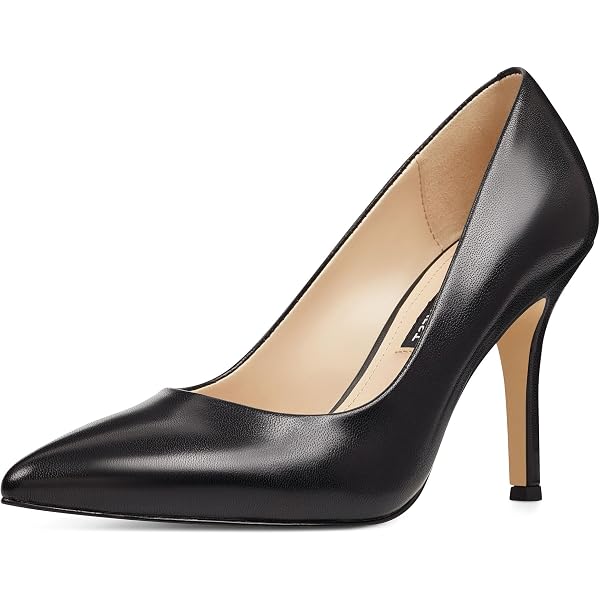 Escarpins Nine West Noir Vernis Taille 6M - Talons Hauts - Occasion Portée