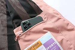 MOERDENG Women's Waterproof Rain Jacket Lightweight