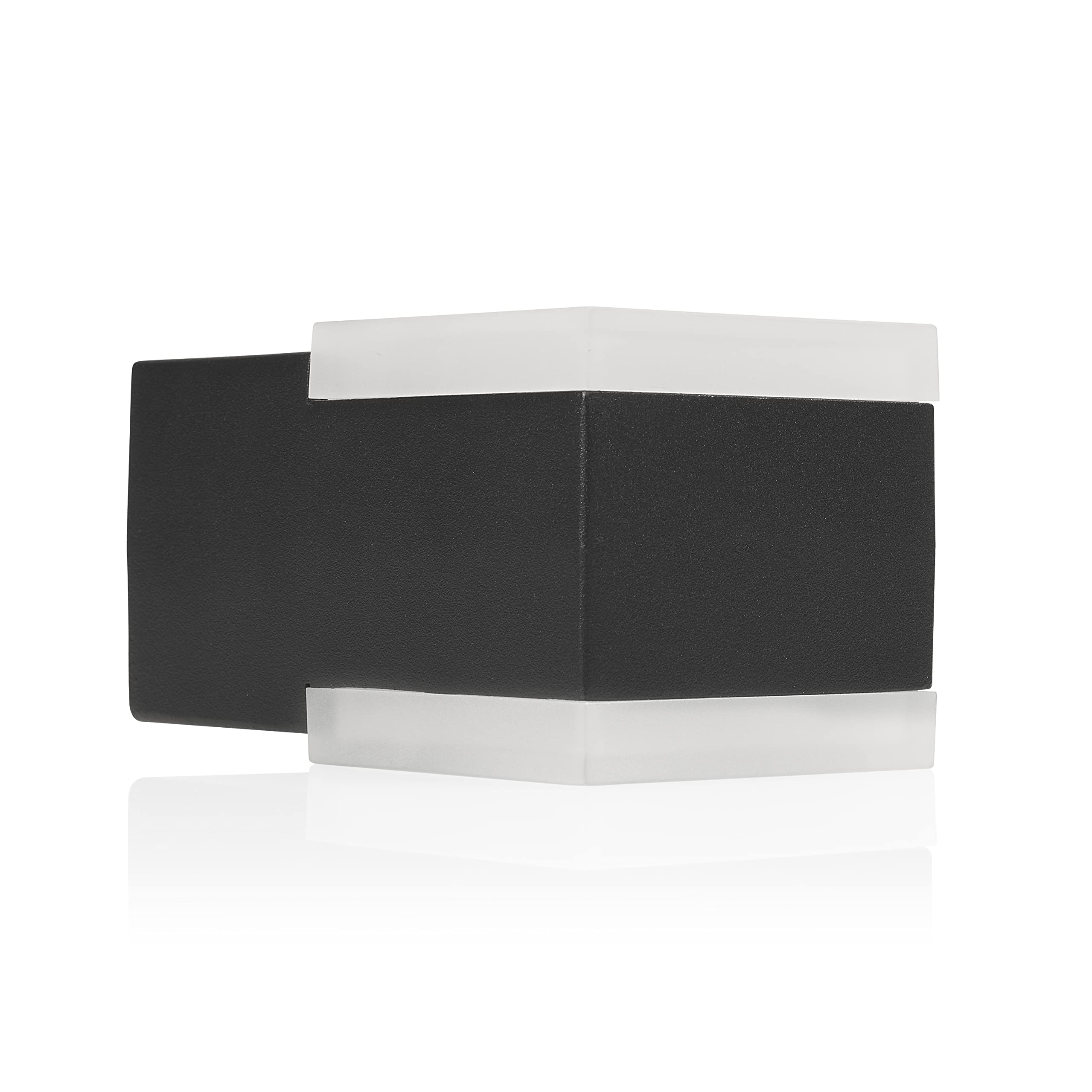 Smartwares Black Outdoor Wall Light – 440 lm – Up & Down Light – Ambient Lighting for Fence, Wall or Front Door – Outdoor Wall Lamp – OOL-50020