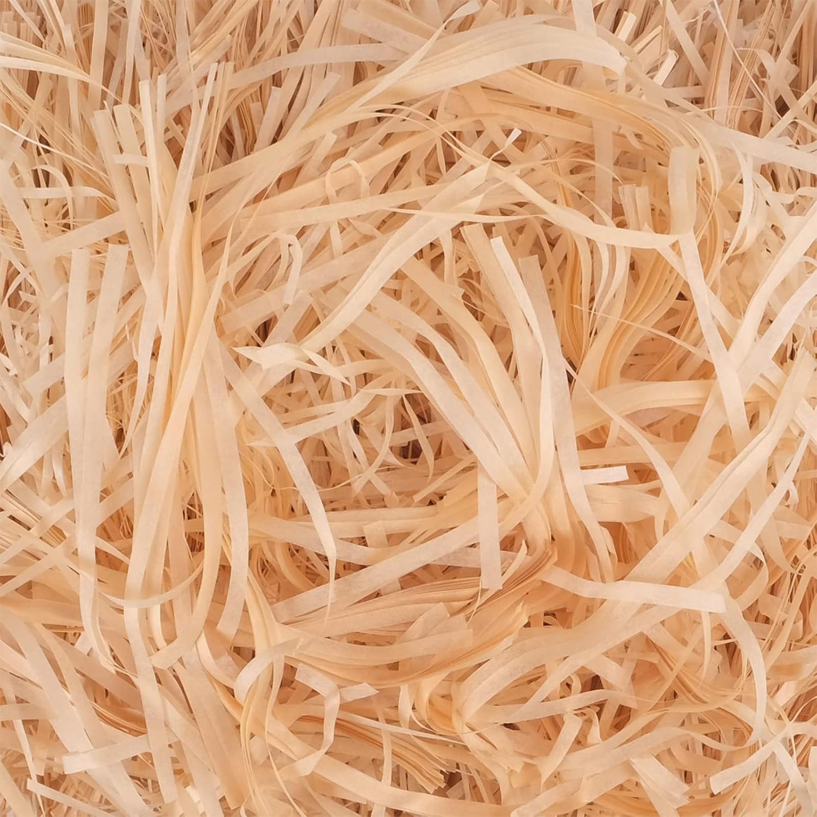 Champagne Shredded Tissue Paper for Gift Boxes - 200g Raffia Filler Paper Party Supplies Accessories