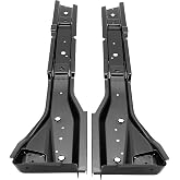ECOTRIC Floor Supports Compatible with 1997-2006 Jeep Wrangler TJ &amp; LJ | Torque Boxes Full Body Mounts Metal Rust Repair Kit Replacement for 0485-317 0485-318