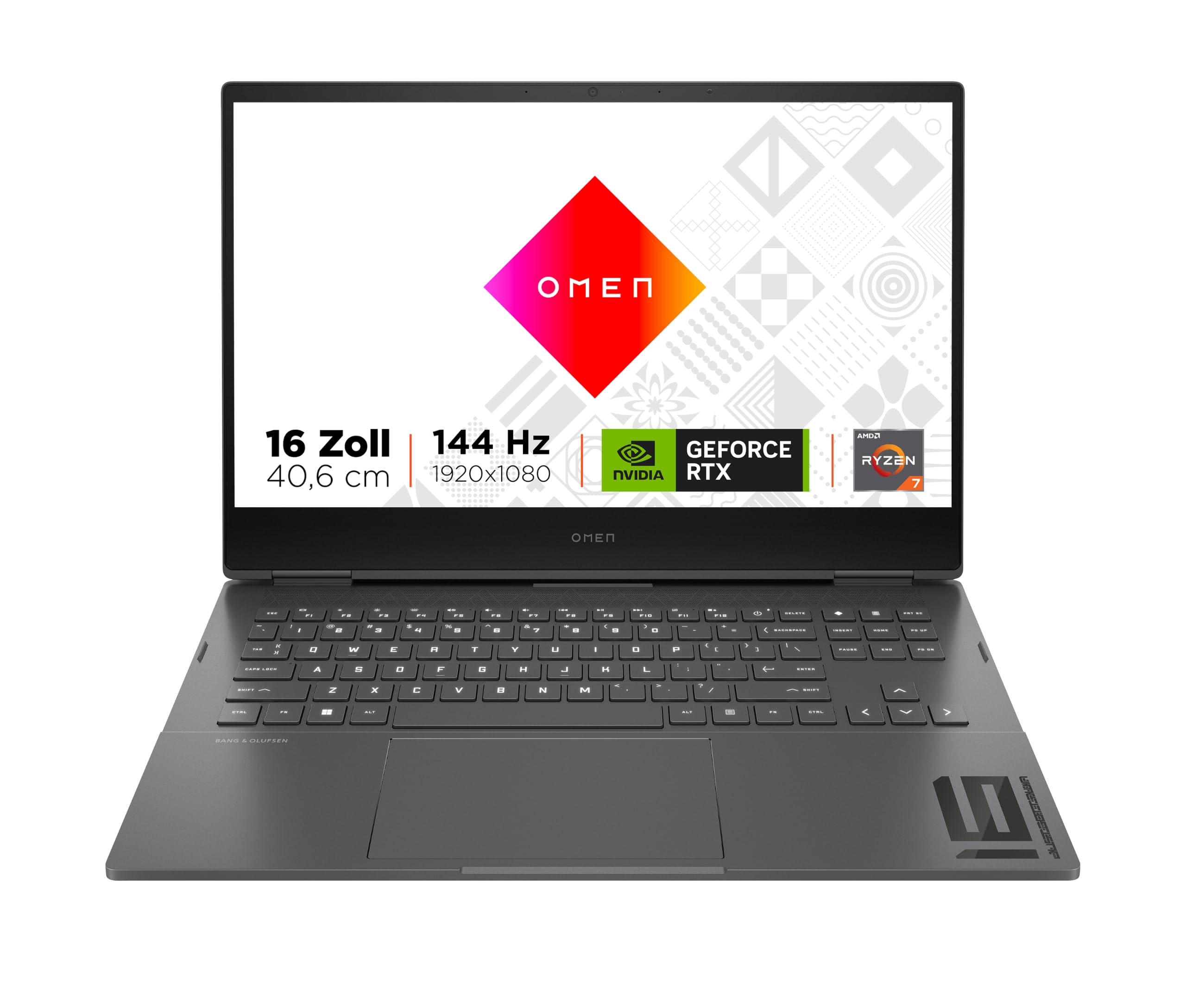 HP Omen 16 Laptop, AMD Ryzen 7 6800H, RTX 3070 Ti, 16GB RAM, 512GB SSD