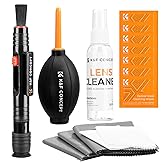 K&F Concept 15-1 Professional Cleaning Kit for DSLR Cameras and Sensitive Electronics, Bundle with Lens Cleaner - Camera Acce