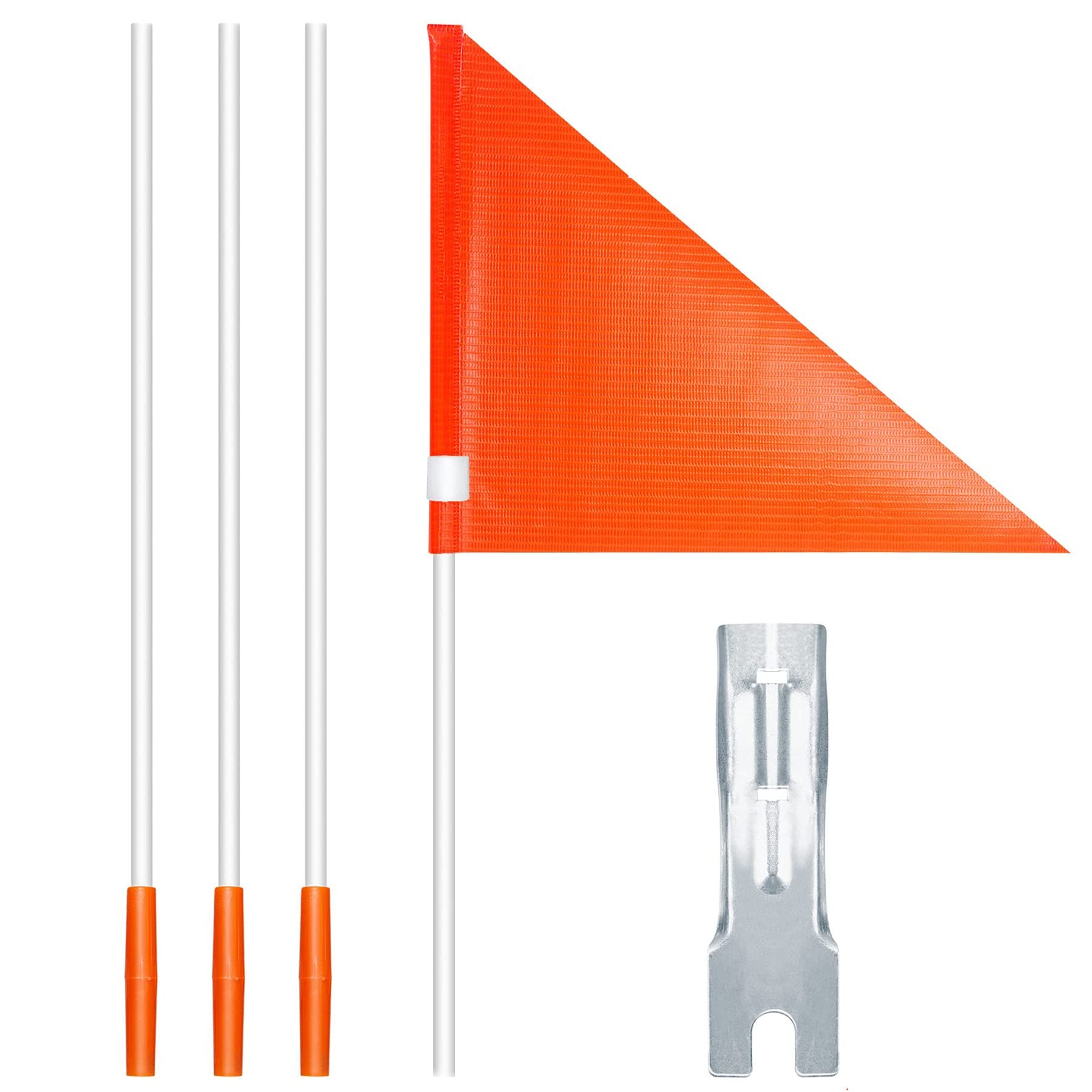 YeahBoom Bicycle pennant, 150 cm safety pennant, bicycle flag, adjustable bicycle pennant, children's bicycle safety pennant, children's bicycle flag, warning sign