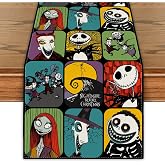 Yarcooly Nightmare Before Christmas Tablecloth - 60x80 Inch Rectangle, Waterproof, Halloween/Christmas Decor - View #10