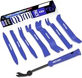 Wetado Trim Removal Tool 8pcs Car Upholstery Fastener Removal Kit Blue