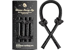 TOEAH Satin Heatless Curling Set - Hair Rollers for Curls Heatless Hair Curlers & Hot Rollers Hair Curlers to Sleep in Curling Rod Headband Curler (Dreamy Starry Sky)