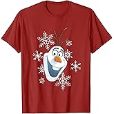 Disney Frozen Olaf Smile Snowflake Christmas T-Shirt T-Shirt