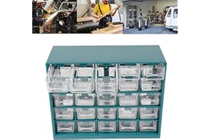 Screw Organizer,Hardware Organizer,25 Drawer Plastic Drawer Storage, Storage Organizer,Craft Organizers and Storage Drawer,Pa