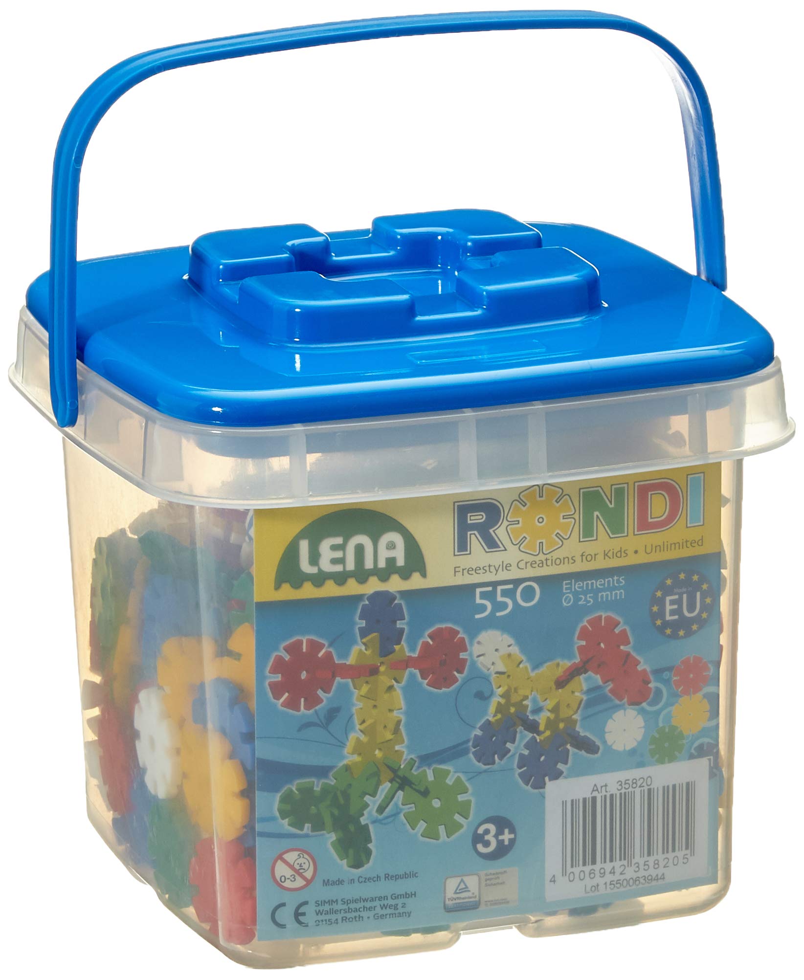 Lena Rondi 25 4006942358205 Bucket, for Children from 3 Years, 35820
