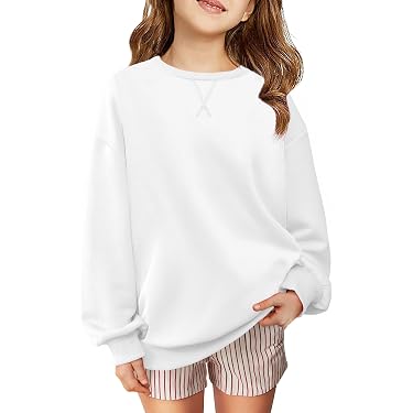 Pull Court Mercredi Addams Manches Longues Enfant Fille - Top Décontracté Style Streetwear