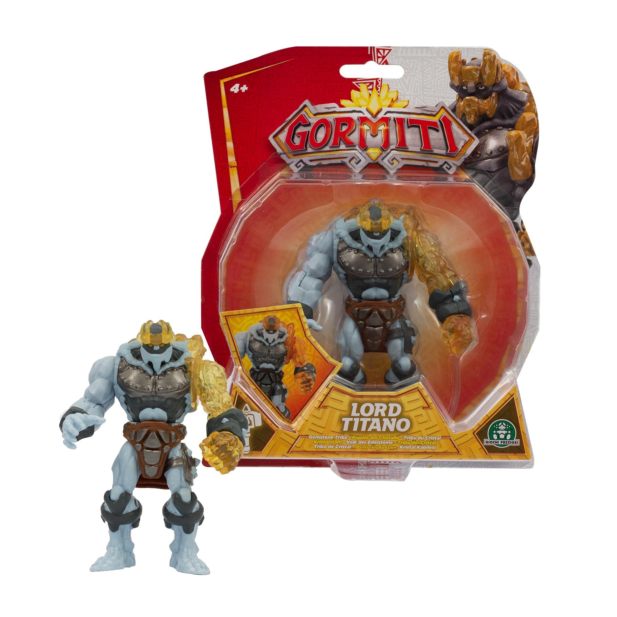 GORMITI - Deluxe characters 12 cm Series 3, Alfa Titan, Assortment 6, all to collect, for children from 4 years, Precious Games, GRA23100