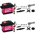 HOOYIJ 2 Pack High Torque 40KG Digital Servo, DS3240MG Full Metal Stainless Steel Gear Waterproof Steering RC Servo, for 1/8 