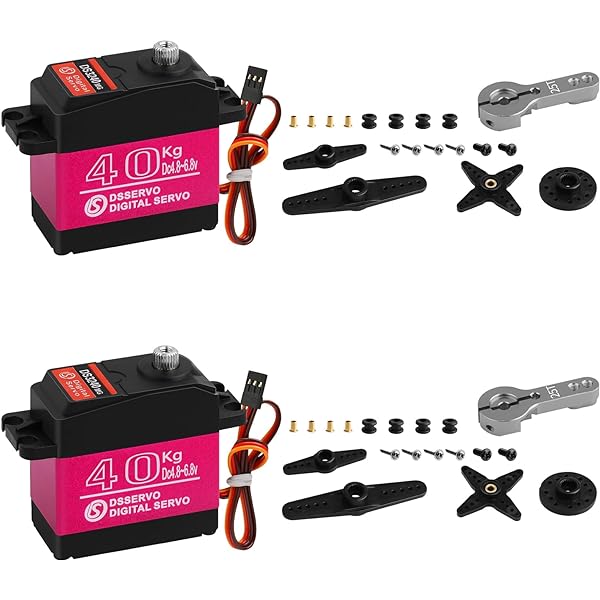 Heemol Servo 35kg 270° - Analogique Engrenage Métal, Etanche IP66, 4.8-8.4V Pour RC Cars, Bateaux, Avions, Robots