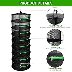 iPower Zippered 8 Layer 24" Herb Drying Rack with