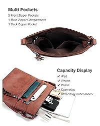 MASINTOR Crossbody Purses for Women, Multi Pocket