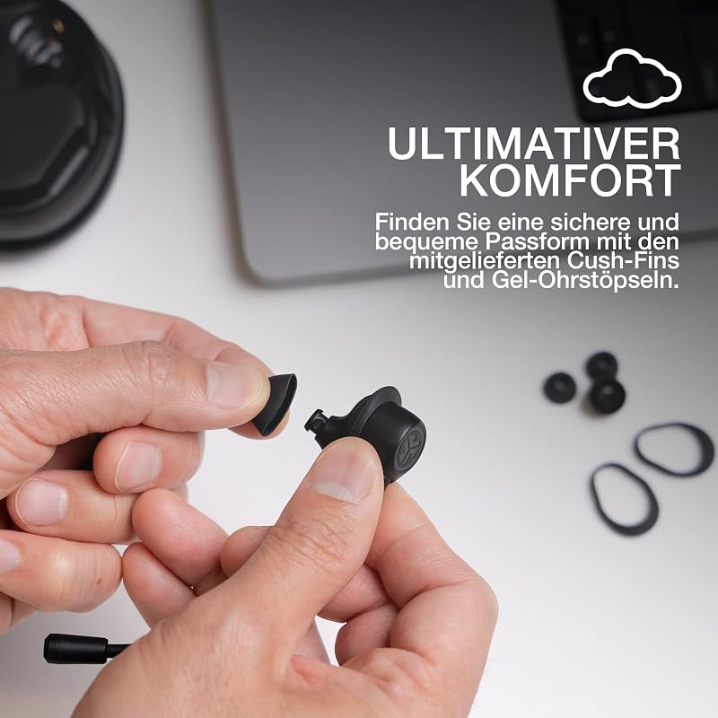 Work In Ear Kopfhörer Bluetooth Kabellos mit Mikrofon - True Wireless