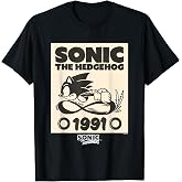 Sonic The Hedgehog 1991 Epic Run Vintage Sketch T-Shirt