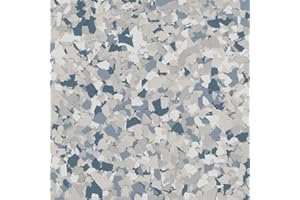 EPOXY FX Epoxy Flakes 1/4" (5 Pounds) - Garage Floor Flakes/Epoxy Floor Flakes for Decorative Floors and Crafts (807 Tidal Wave)