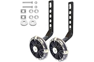 Mehome Flash Bike Training Wheels for 12 14 16 18 20 Inch.Training Wheels for Kids Bike is Heavy Duty.Bicycle Training Wheels is Suitable Single Speed Bike