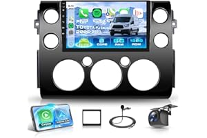 8 Core 6G+128G Android 15 Car Stereo for Toyota FJ Cruiser 2006-2023, Wireless Carplay Android Auto, 9'' Touch Screen Radio G