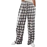 SHENHE Women's Plaid Pajama Pants Soft Breathable Lounge Pants Loose Drawstring Sleep Bottoms