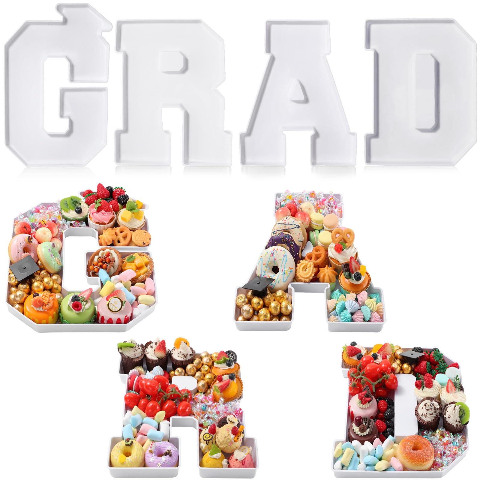 WMGHA 4 Pcs 9.8 2025 Graduation Plastic Number Fillable for WMGHA 4 Pcs 9.8 2025 Graduation Plastic Number Fillable for