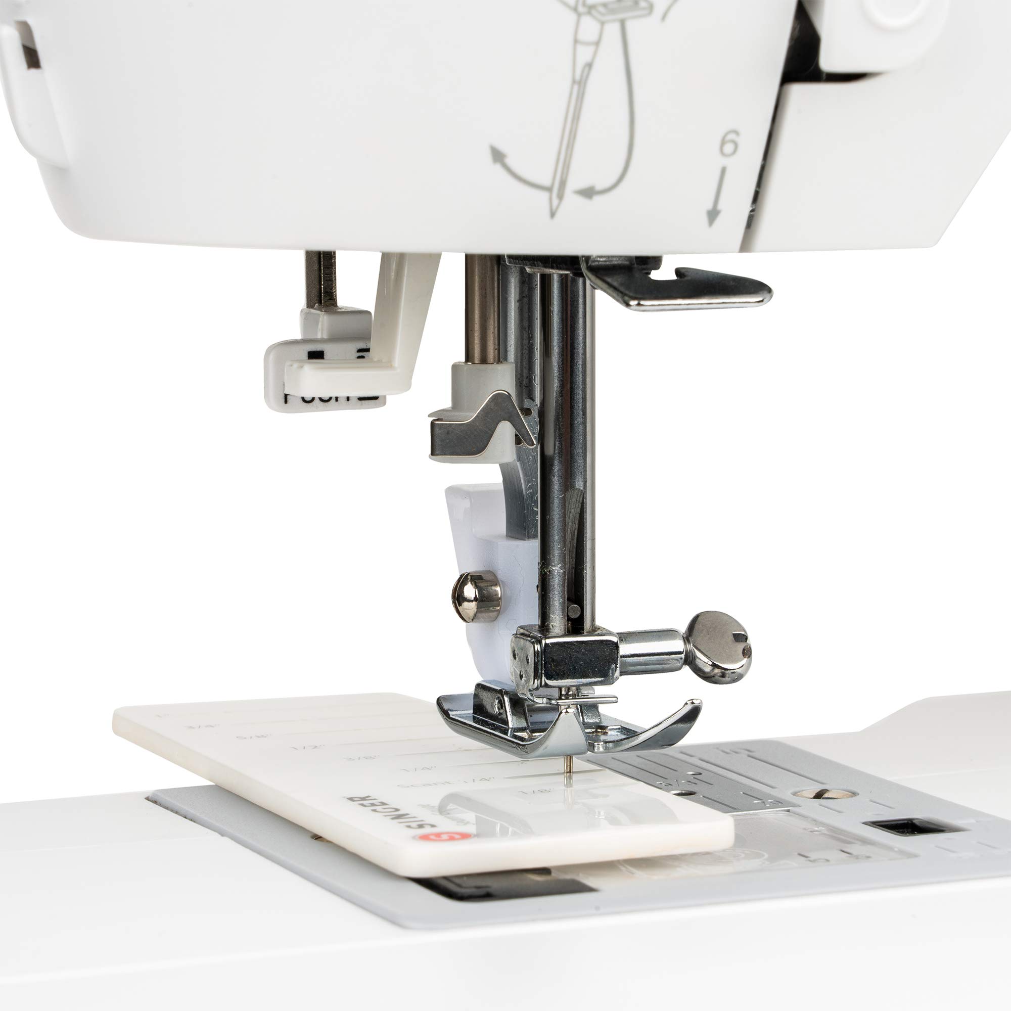 SINGER Stitch Gauge & Guide - Seam Measuring Tool for Machine Sewing