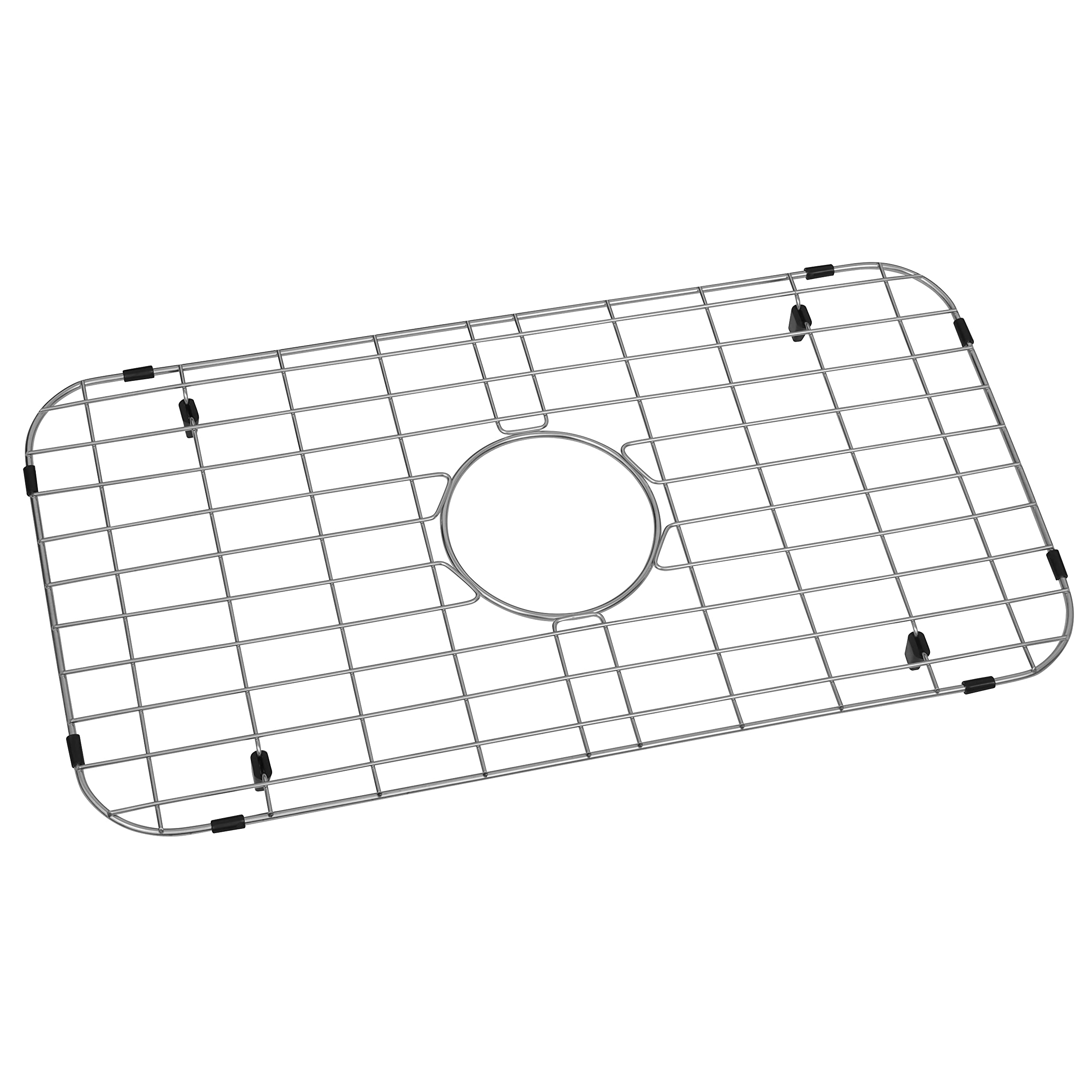 Zeesink Kitchen Sink Grid,24 3/16" X 12 11/16" Sink Protectors for Kitchen Sink,Stainless Steel Sink Grate with Center Drain