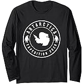 Antarctica Expedition 2025 - Artic Travel Souvenir Retro Long Sleeve T-Shirt