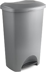 Addis 50 Litre Pedal Bin Grey Metallic 518120 UK Made