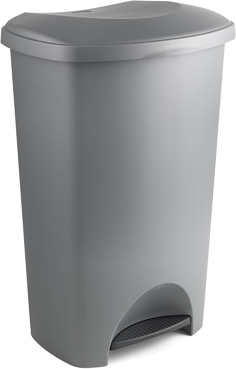 Addis 50 Litre Pedal Bin Grey Metallic 518120 UK Made