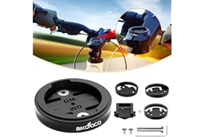 BIKOOCO Bike Stem Top Cap Mount - Aluminum Alloy Bicycle Stem Headset Holder Mount for Garmin 25 200 130 500 510 520 520 800 810 820 1000 1030, Wahoo Elemnt, Bryton, Cateye Cycling GPS Computer