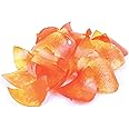 Crystal Candy Burnt-Orange-&-Yellow Edible Petals - Colorful Edible Flowers Petal for Cakes, Cupcakes, and Cake Decorations - Suitable for All Cakes and Baked Goods - 1 Jar of 6 Grams, 40 Petals