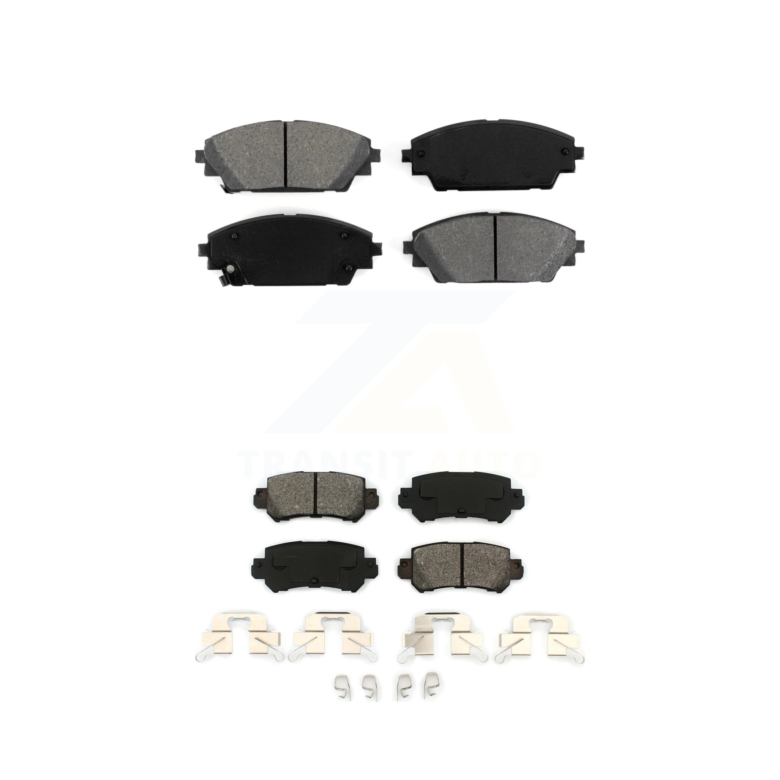 SIM Front Rear Semi-Metallic Brake Pads Kit