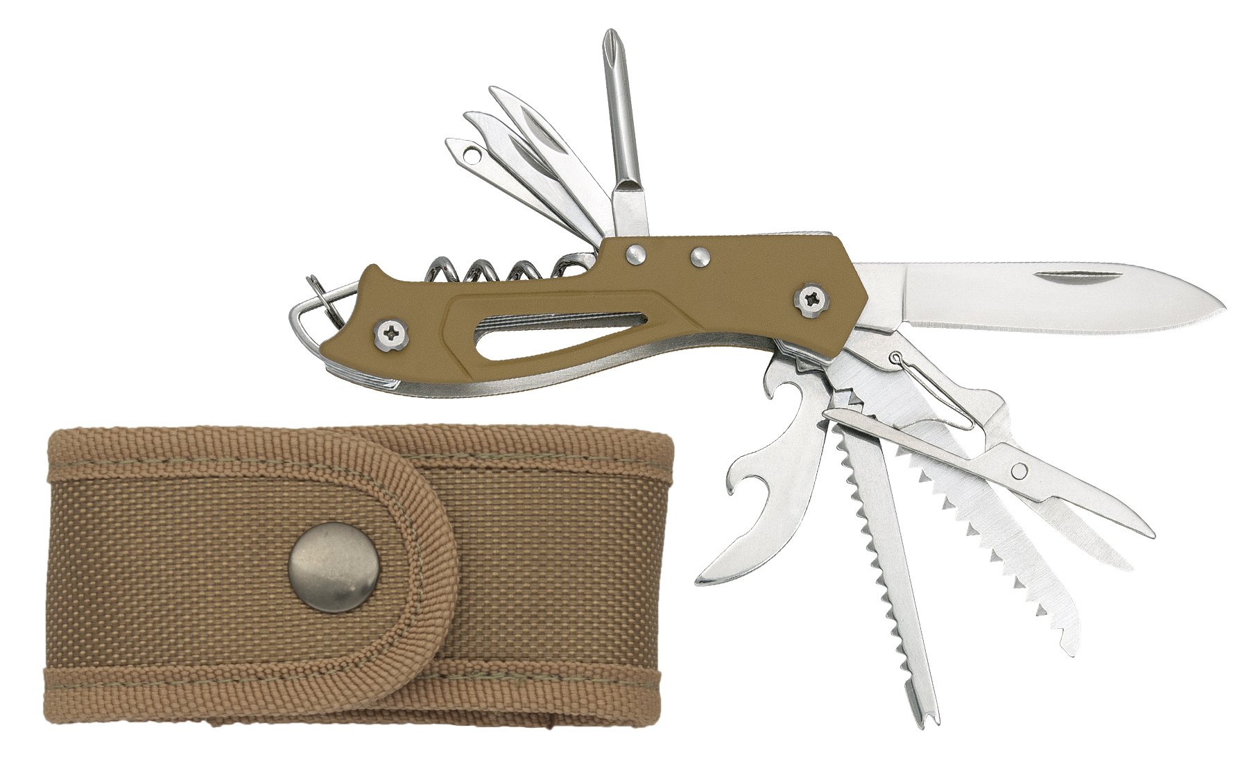 Imex El Zorro 11114-A Multi-Purpose Knife, Men, Green, 6.5 cm